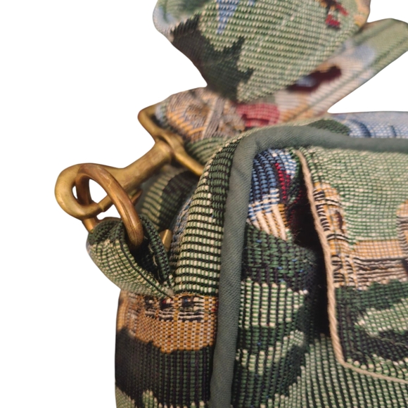 Vintage Embroidered Tapestry Golf Shoulder Bag - Picture 5 of 8